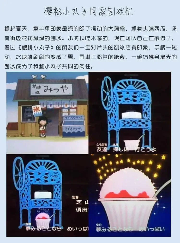 Description Picture 2 of item220V Automatic Mini Ice Crusher Shaver Machine for Home Use in Japan and Korea with Cute Design A