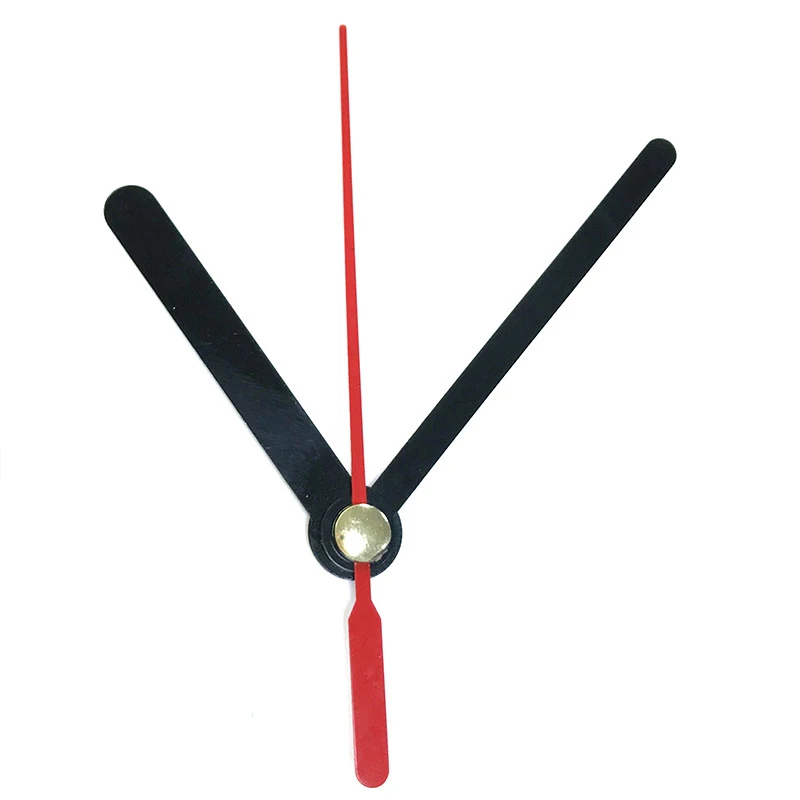 DIY Clock Movement Pendulum Reloj De Pared with Creative Red Hands for Clockwork Replacement Silent Mechanism Home Decoration 