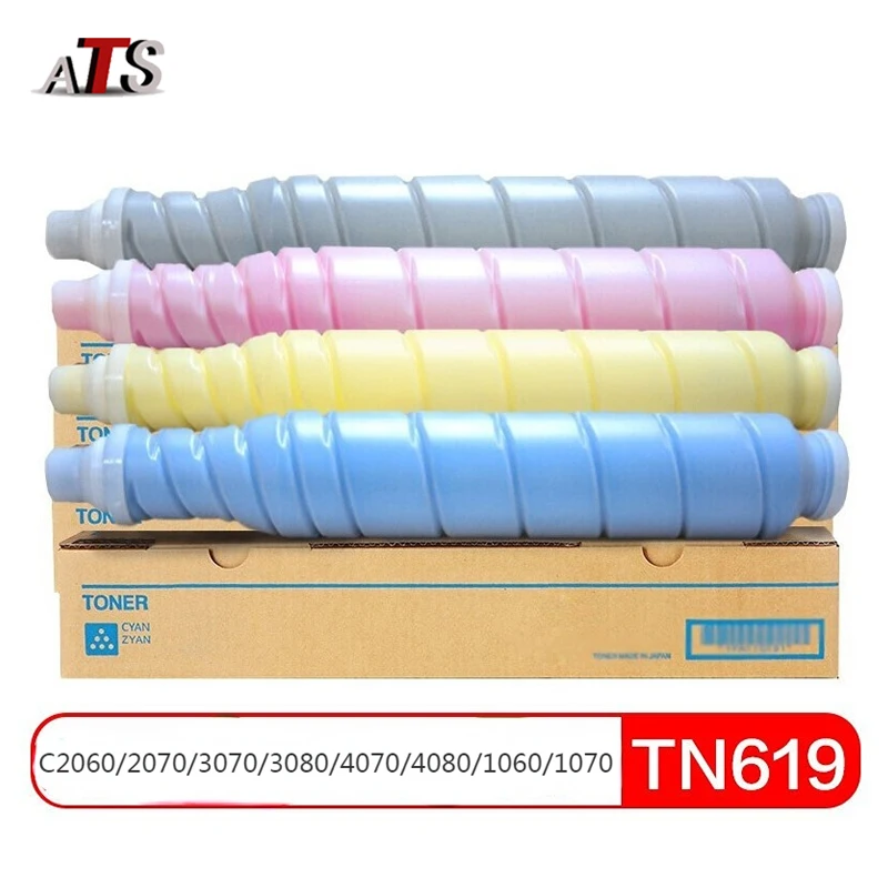 

Тонер-картридж TN619 для Konica Minolta C2060 2070 3070 3080 4070 4080 C1060 1070, тонер-картридж 4 шт./комплект