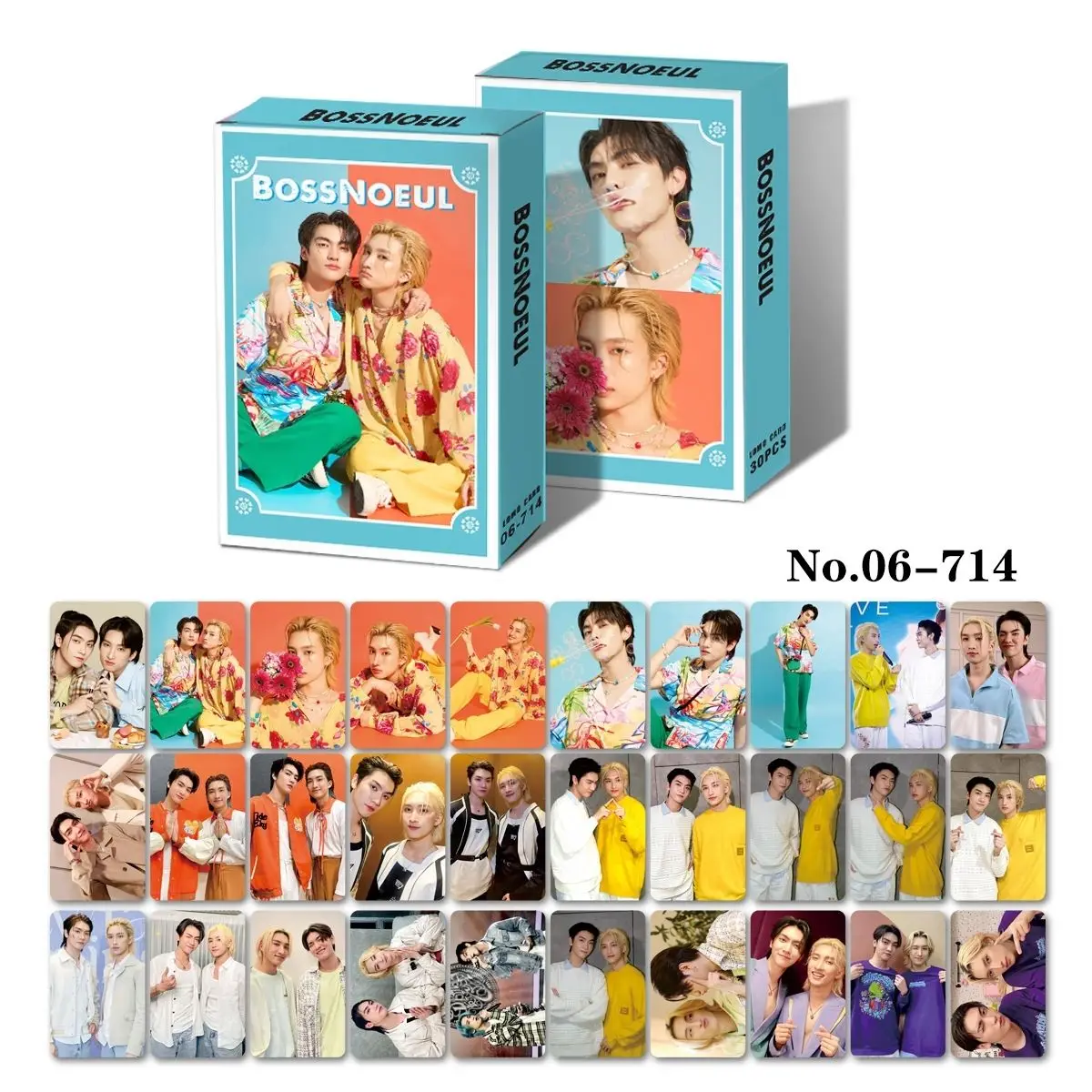30pcs Thailand Stars Drama Zeenunew PerthChimon Forcebook Bossnoeul photo card postcard gift