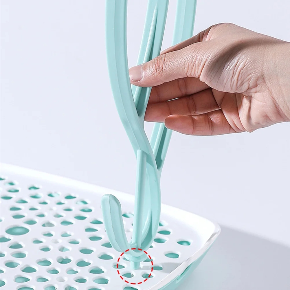 Multifunctional Baby Bottle Drying Rack Saving Drain Holder Storage Foldable Kitchen Nursery PP Material Bottle
