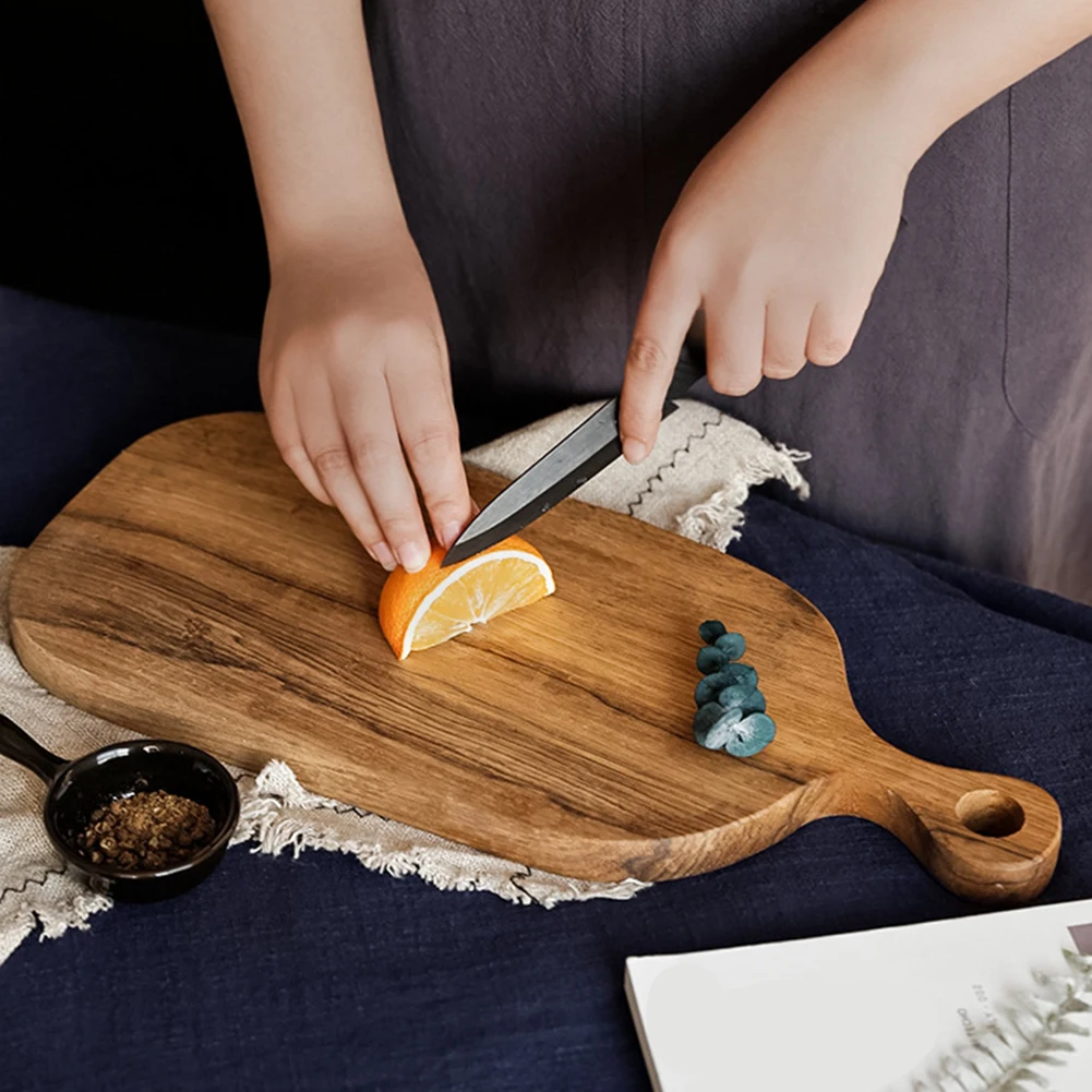 

1pcs Japanese Black Walnut Chopping Board Cutting Board Pizza Sushi Steak Tray Boards Wood Bread Tray Fruit