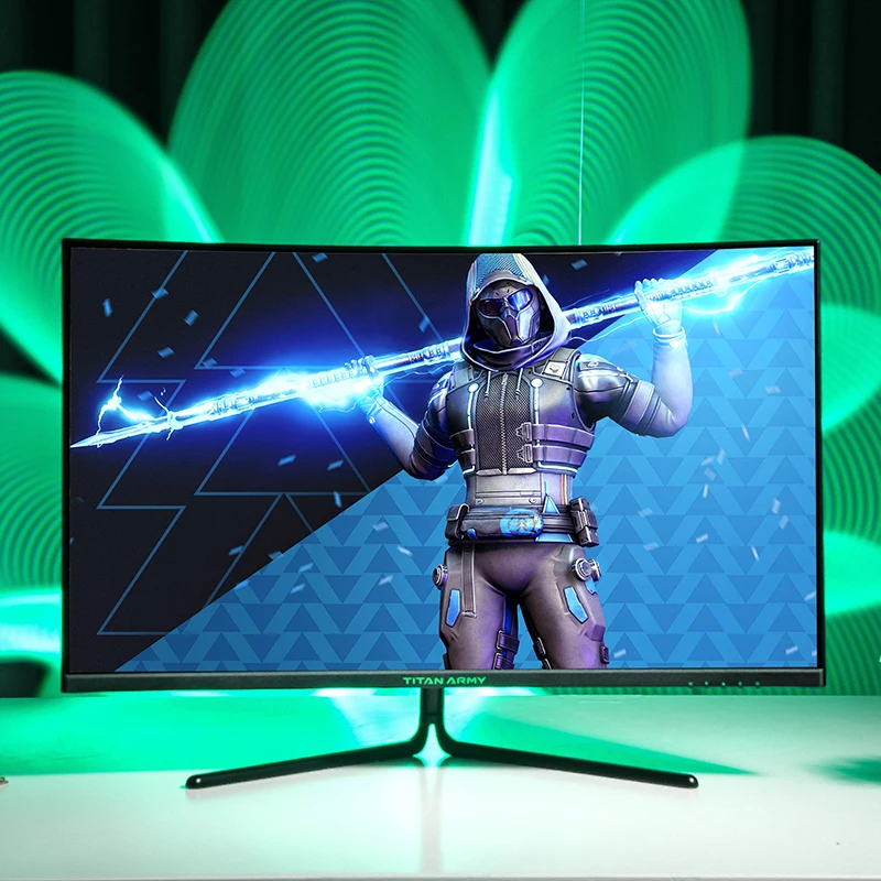 TITAN ARMY 32 Inch 1500R Curved Gaming Monitor 2K 240Hz