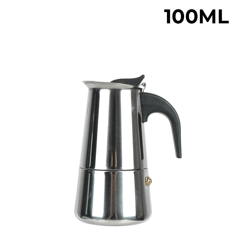 Stainless Steel Moka Coffee Maker Espresso Latte S...