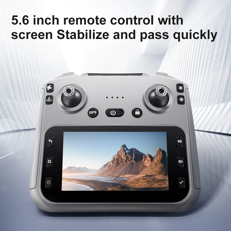 Gros plan sur la caméra 4K du Drone RG806 MAX avec GPS et 5G WiFi, montrant le capteur et l'objectif.
