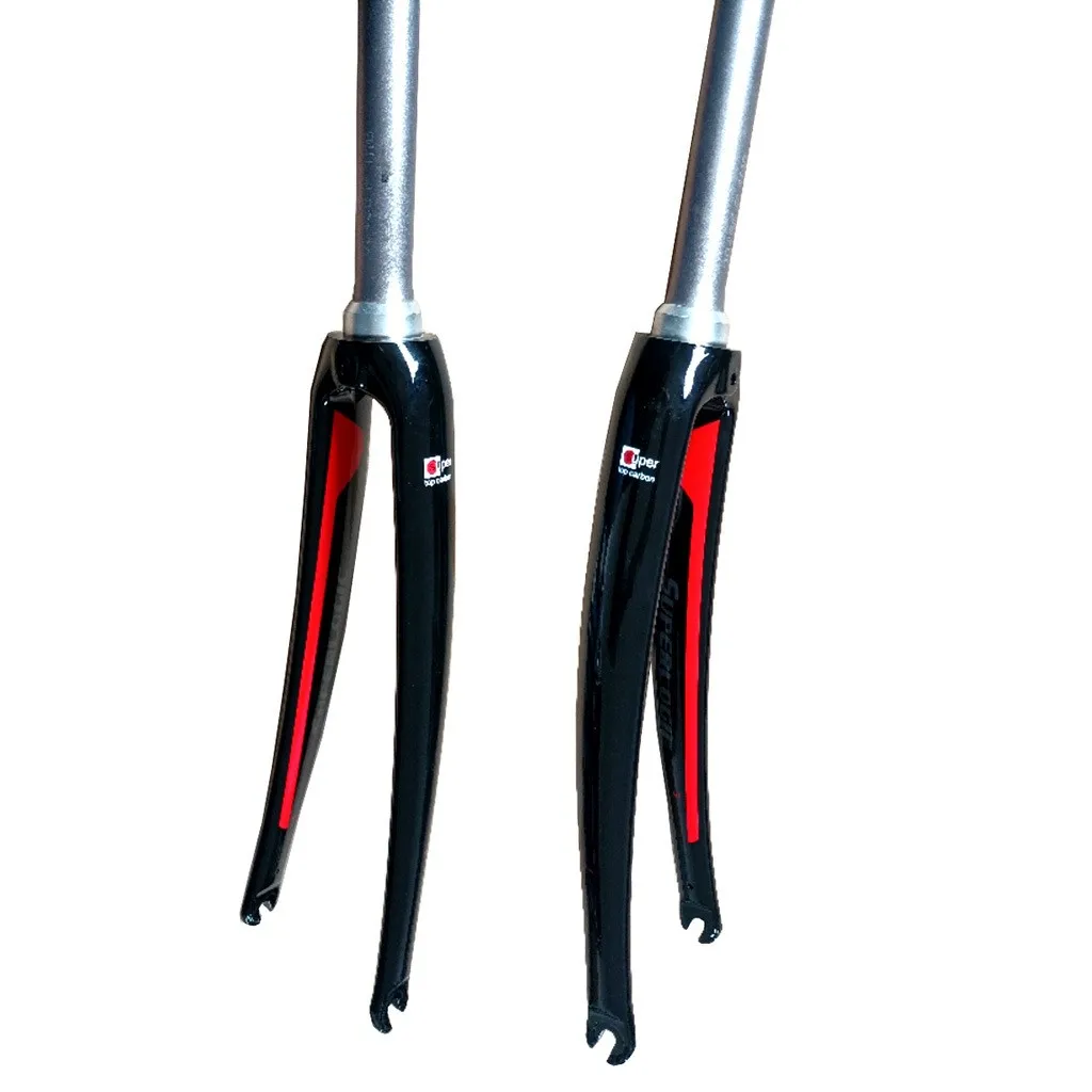 carbon Bicycle Fork caron road bike fork carbon+AL 700c forks gloss