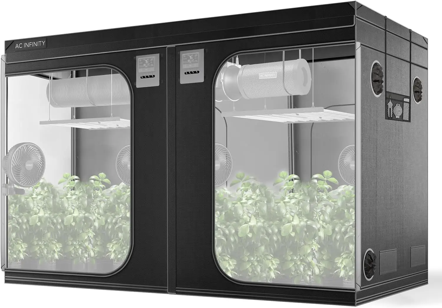 CLOUDLAB Advance Grow Tent 1 in. Poles 2000D Diamond Mylar Canvas Hydroponics Indoor Growing Thickest Highest Density