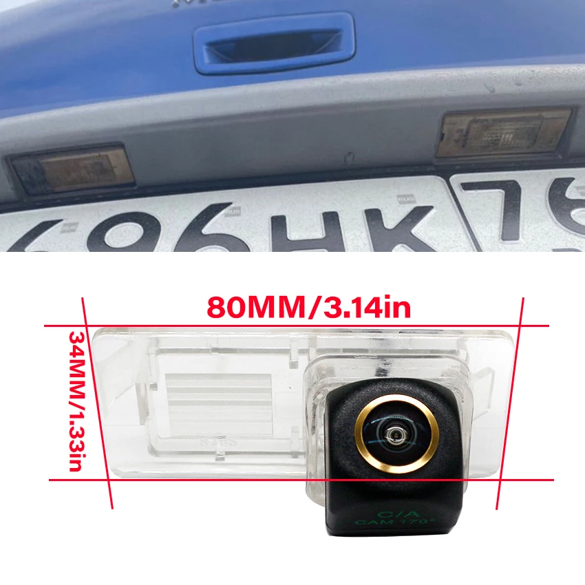 자동차 백업 후면보기 카메라 나이트 비전 170 ° Renault Clio 3 III Lutecia 용 1080P 고품질 RCA 2005 2012 2013 2014 2015