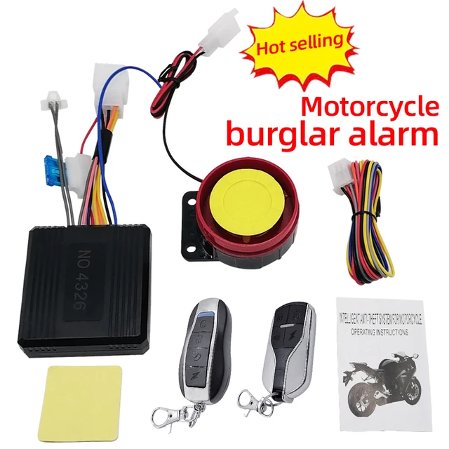 Universal Motorcycle Bike Alarm System Scooter Anti-theft Security Alarm  Moto Remote Control Engine Start + Alarme Moto Speaker - AliExpress