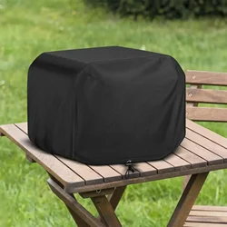 Durable Oxford Fabric Waterproof Pizza Oven Cover with Adjustable Drawstring for Outdoor BBQ and Camping