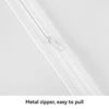 L99A-Clothing Dust Cover Transparent Thickened Washable Dust Bag PEVA Household Dust Cover Coat Suit Cover Hanging Pocket A 5