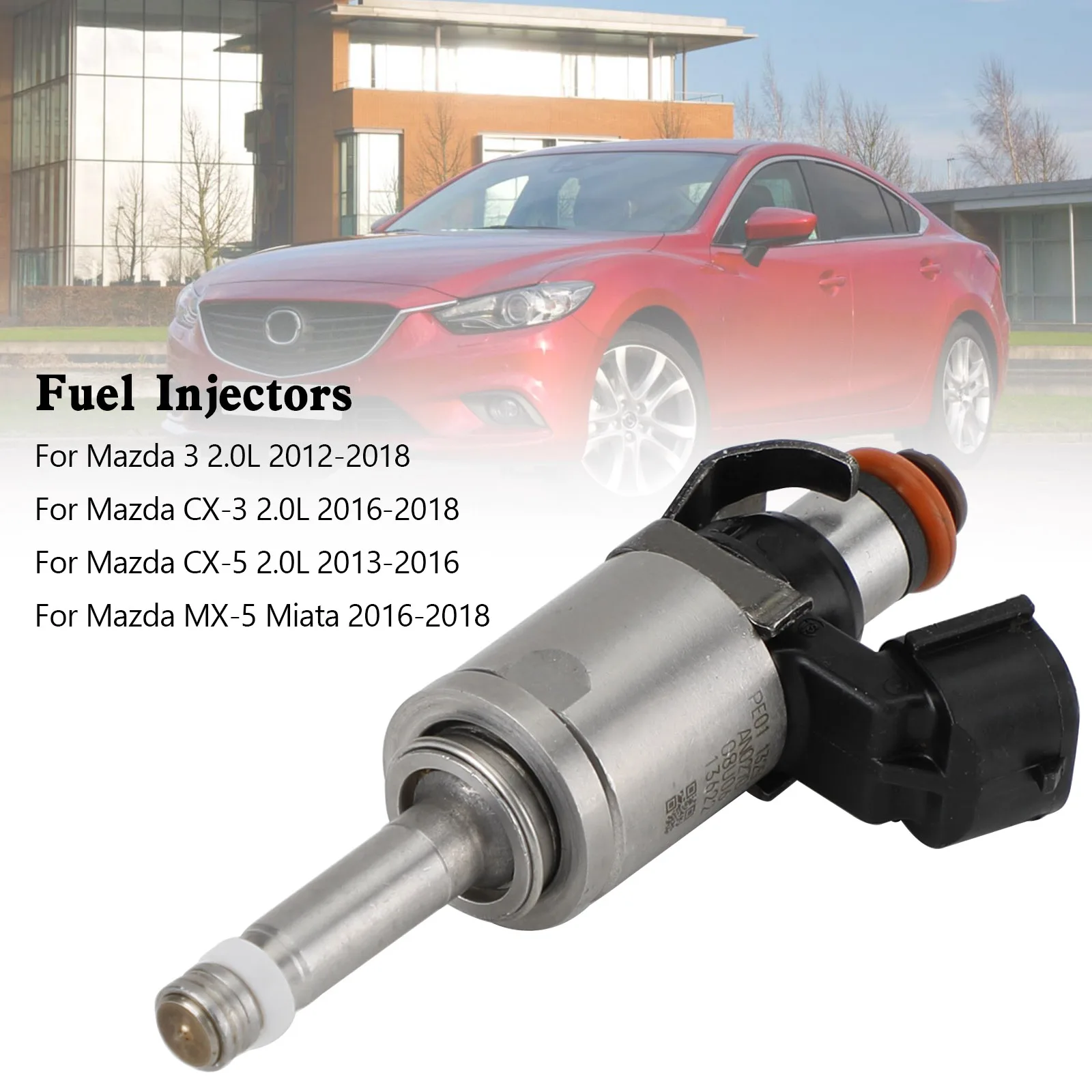 

Areyourshop, 1 шт., топливный инжектор, лампочка для Mazda 3, модель 2,0, 2012-18