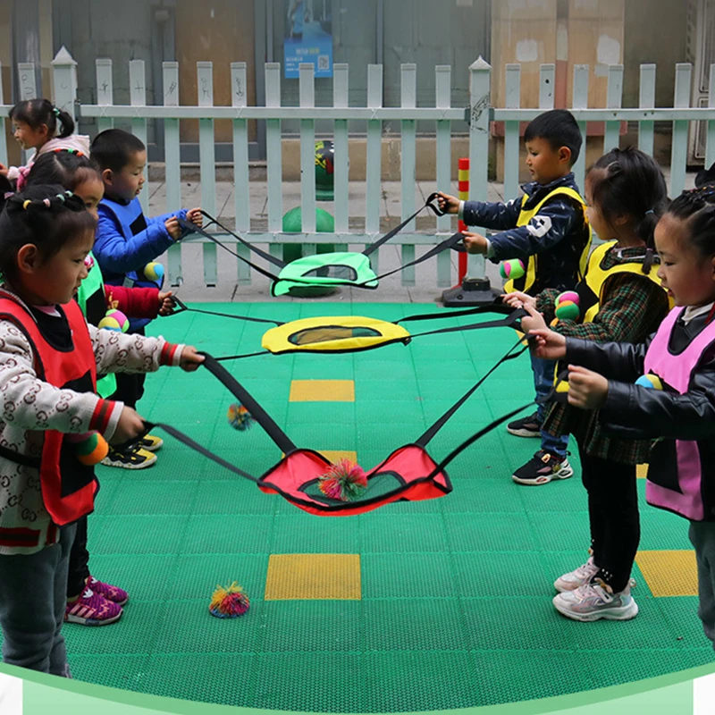 Children Adult Outdoor Interactive Collaboration Game Parent Child Party Elastic Disc Paddle Ball Fun Game Throwing Training Toy 3