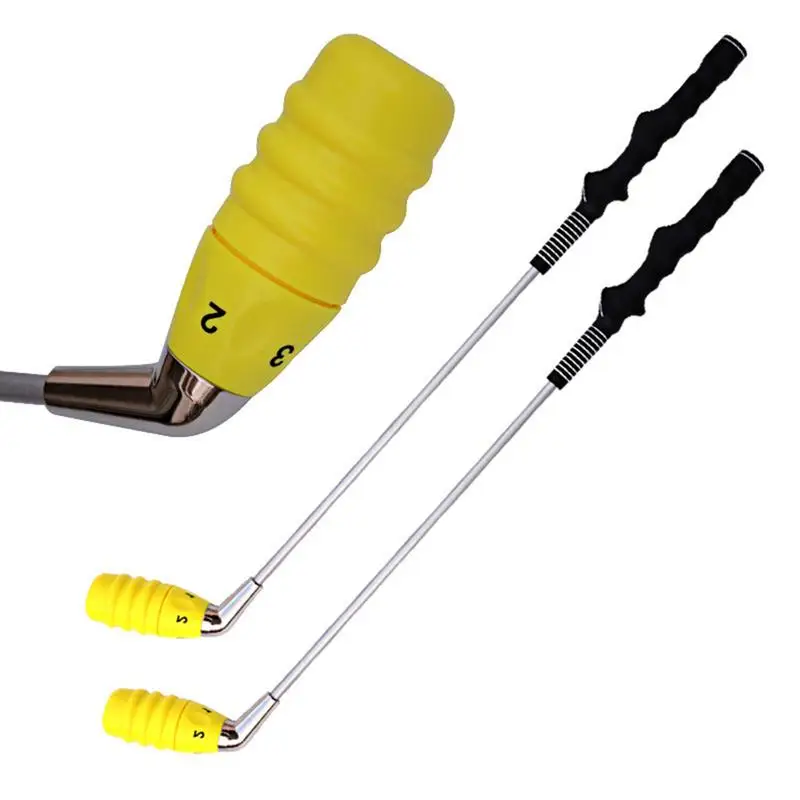 Curved Golf Club Head Golf Swing Training Stick Lag Trainer 5 Velocità Regolabile Forza Golf Swing Trainer Warmup Practice Stick
