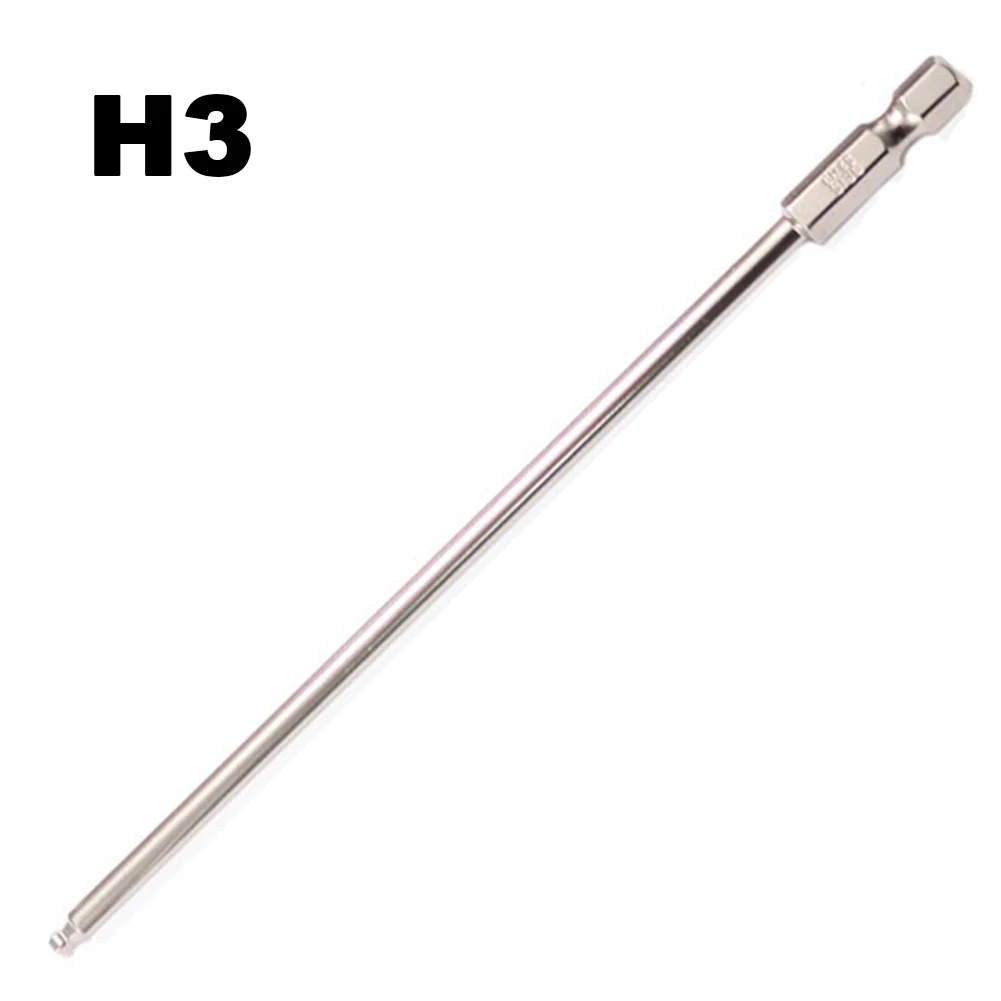 1x150mm Kugel schrauben dreher Bit legierter Stahl metrisch Sechs kant langes magnetisches Handwerkzeug magnetisches Sechs kant schrauben dreher kopf werkzeuge – Detail 3