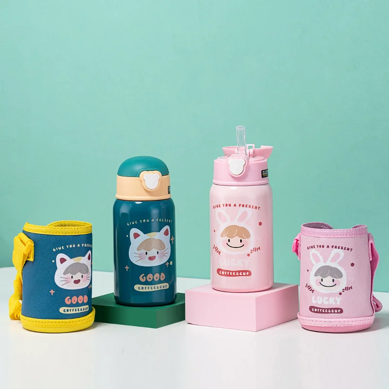 Bouteille Isotherme 400ml Inox Et Bois - 4 Coloris