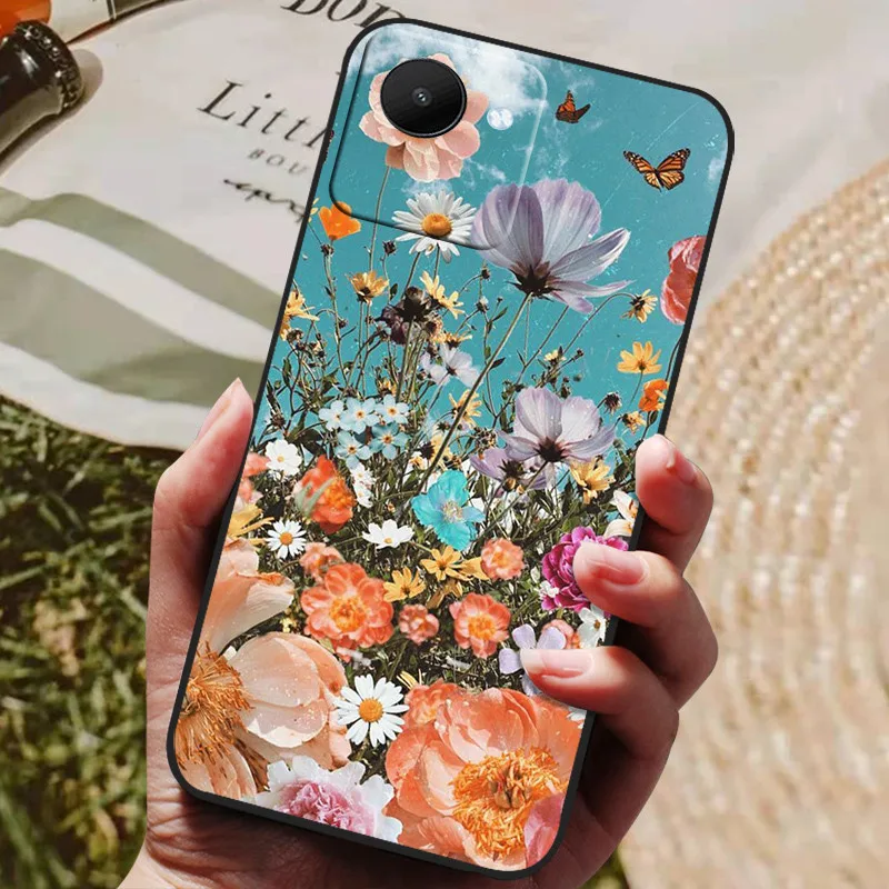 Black Soft Silicone Cat Design Phone Case