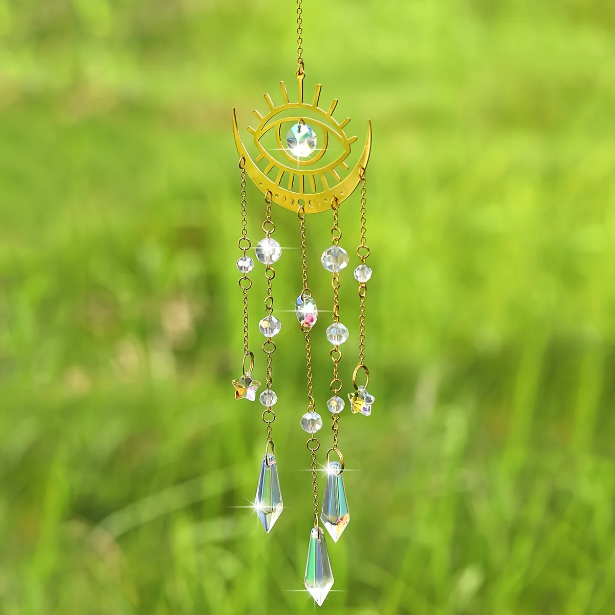 Sun Catcher Crystal Pendant 1pc Outdoor Garden Hanging Decoration