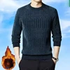 Lantern Long Sleeve Casual Pullover Men's Clothing Round Neck Turn-down Collar Fake Two Pieces Hoodies Autumn Winter Tops 4