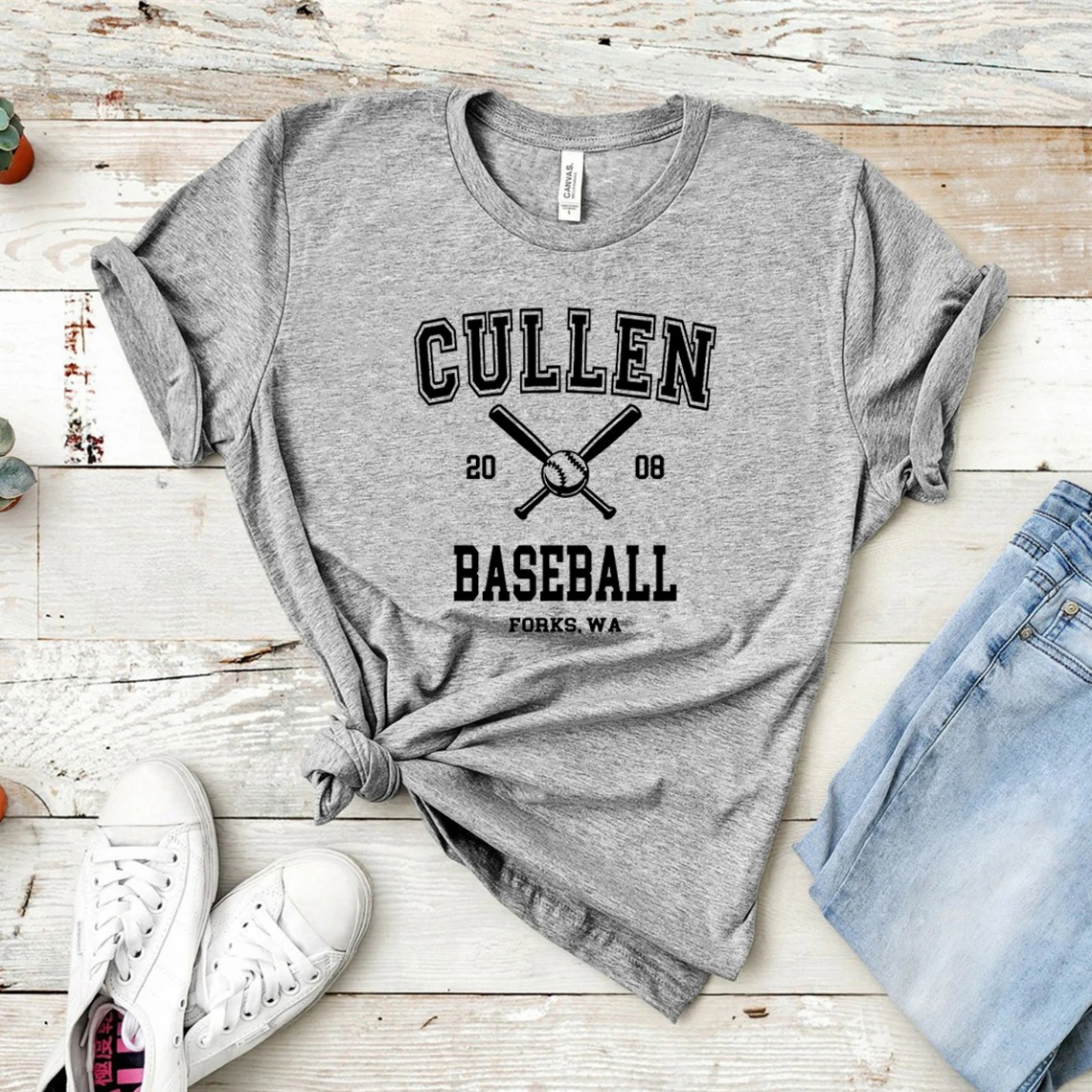 Twilight T Shirt Forks T-shirt Cullen Baseball Shirt Unisex Women Men Tshirts Graphic Tee Streetwear Women Top Crewneck Tshirts 2
