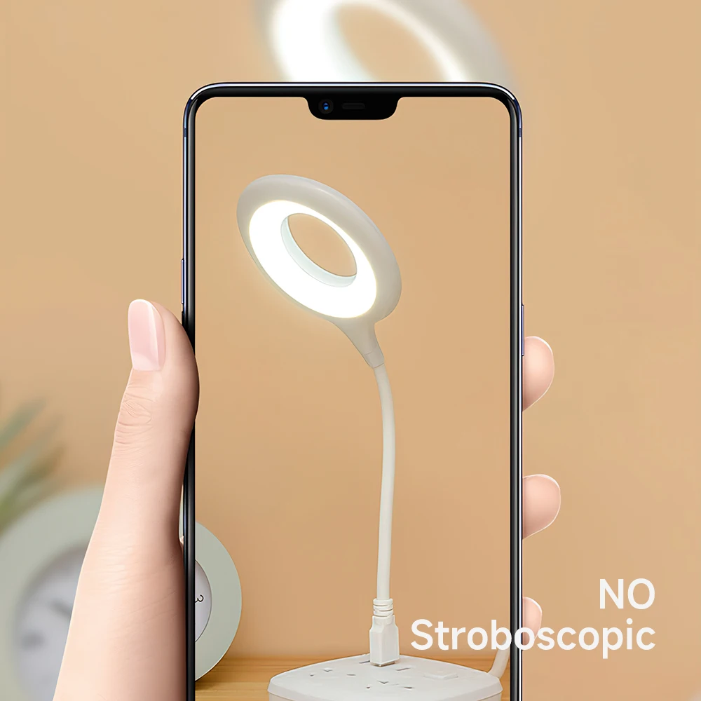 Led Light Desk Lamp Night Light Book Light Led Desk Lamp USB Direct Plug Table Lights Dormitory Bedside Book Lamp Eye Protection Student Study Reading Portable Night Light