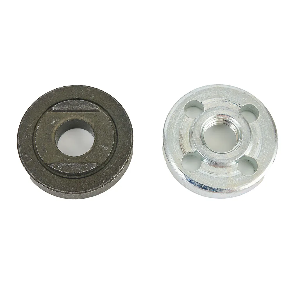 

6 Pcs Steel Lock Nuts Flange Nut Inner Outer Grinder Hubs Replacing Discs Angle Grinder Repair Tool Accessories