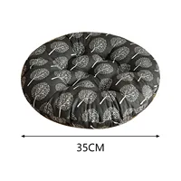35 cm Seat Cushion Pad PP Cotton Chair Cushion Pad Round Linen Seat Pillow For Chair Back Decor Sofa Garden Office Home Supplies 6