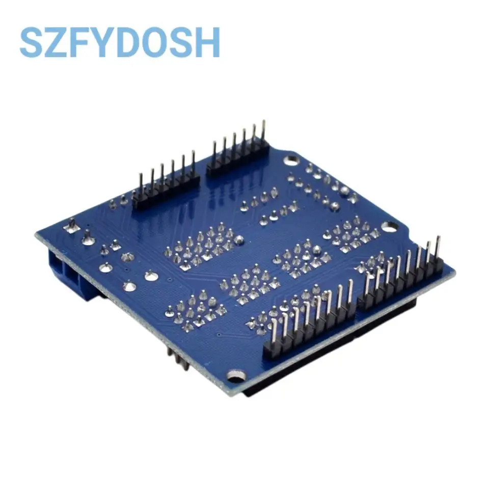 Sensor Shield V5.0 Sensor Expansion Board for UNO MEGA R3 V5 for Arduino Electronic Building Blocks of Robot Parts image 6