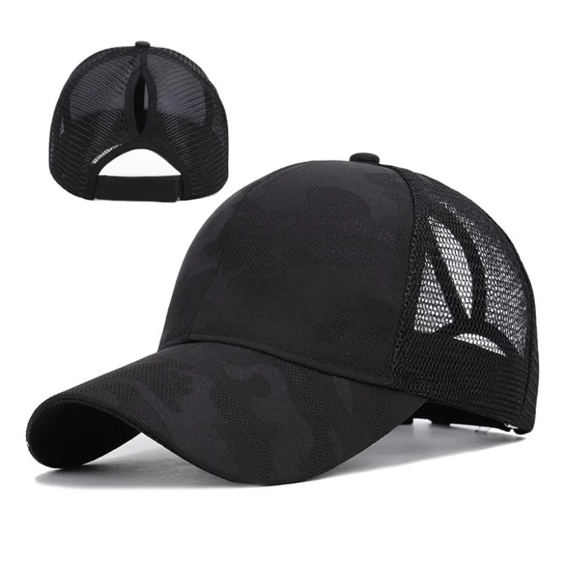 

Doitbest Women Ponytail Baseball Cap Women Snapback Summer Mesh Hat Female Fashion Hip Hop Hats Casual Adjustable Outdoor Bone
