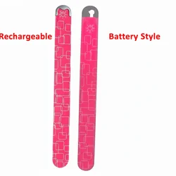 LED Light Safety Armband for Night Running and Outdoor Sports (Pink)