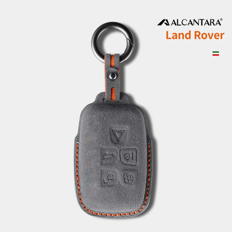 

Alcantara Car Key Case Cover Holder Smart Key Bag Accessories For Land Rover Range Rover Discovery Defender