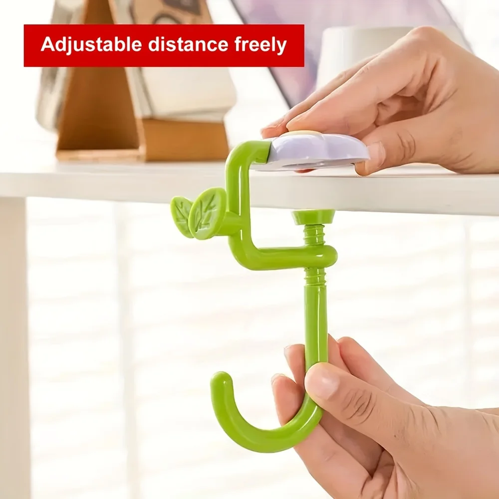 새로운 책상 옆 가방 걸이는 튼튼하고 못이 없으며 테이블 걸이에 손상을 주지 않으며 이동 및 조절이 가능한 백팩 걸이입니다.