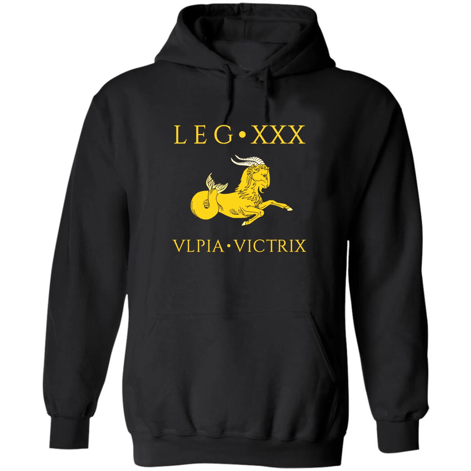 

Толстовка Legio XXX Ulpia Victrix Vexillum Capricornus с эмблемой римского легиона, 100% хлопок, удобные повседневные мужские свитшоты