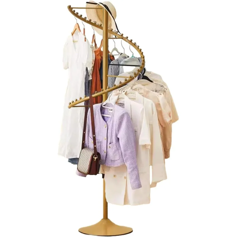 

38 Ball Heavy Duty Garment Rack, Standing Metal Sturdy Freestanding Hanger for Boutique Bedroom Space Saving
