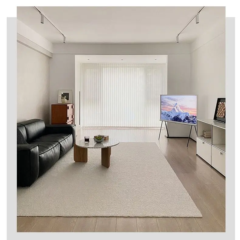 

Y0213 Living room autumn and winter thickened high-end light luxury earth color modern style imported carpet