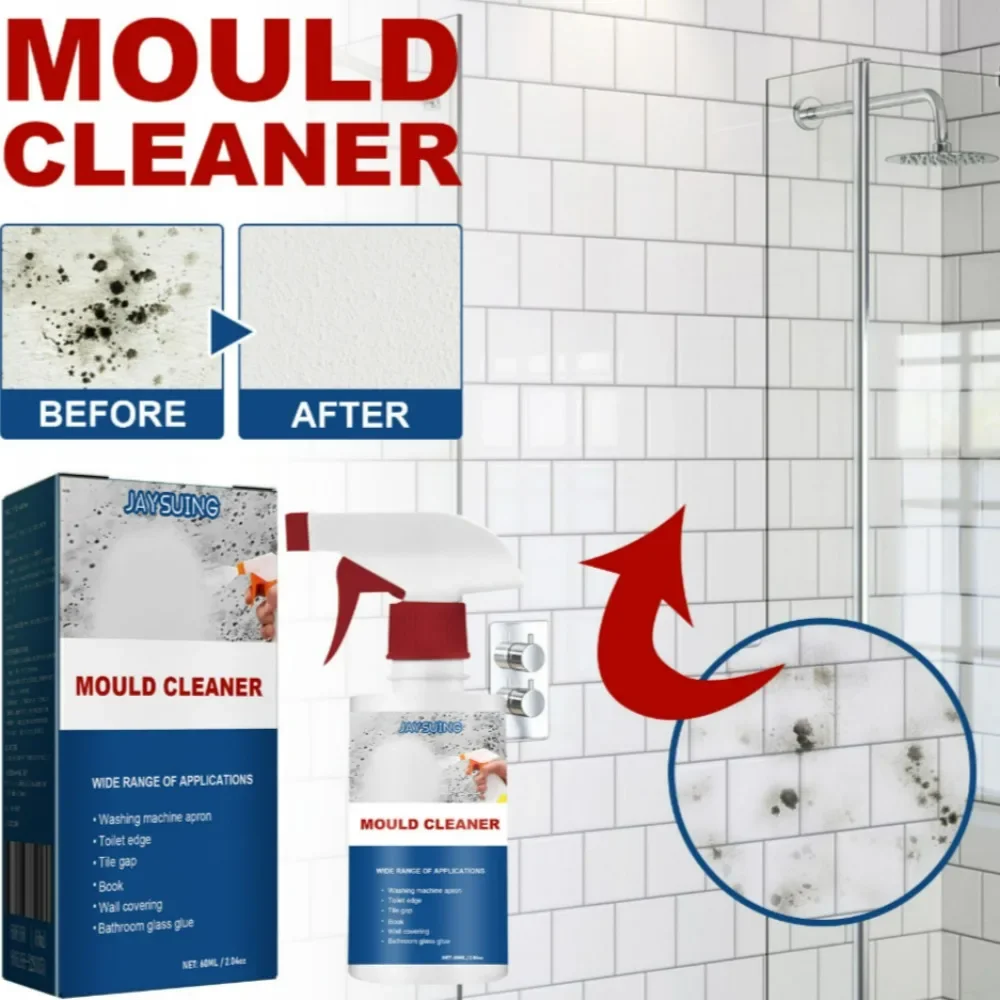 60ml Mould Removal Spray Toilet Wall Joint Moldy Remover Hou Kitchen Bathroom Cleaning Spray Effective Clean Mildew Cleaner Foam mildew remover cleaner