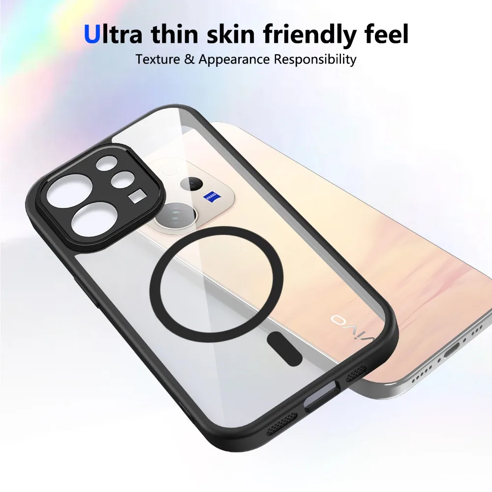 Premium Magnetic Armor Phone Case – Luxury Protective Back Cover