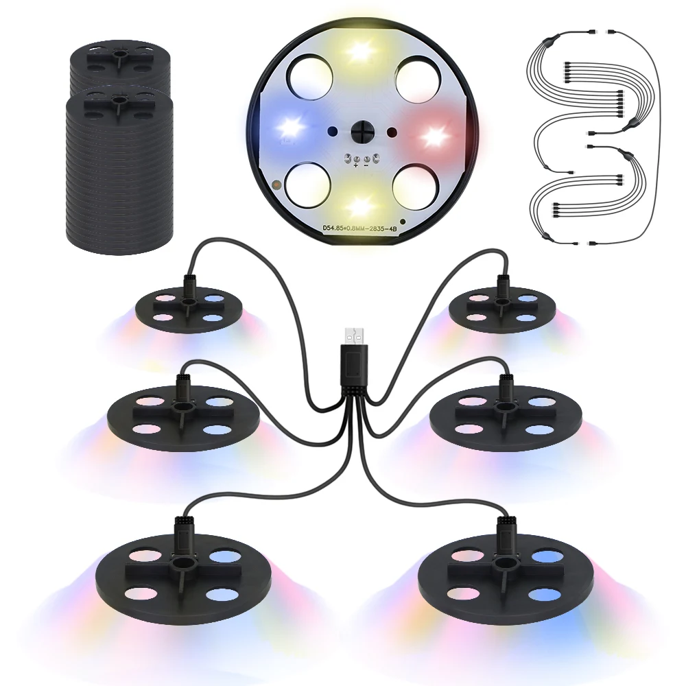 Full Spectrum Purple Lighting LED Grow Lights for Seeds Starter Tray Box Indoor Plants Nursery Germination Lamp Hydroponics Kit hydroponic germination tray,hydroponic gardening kit,seedling box
