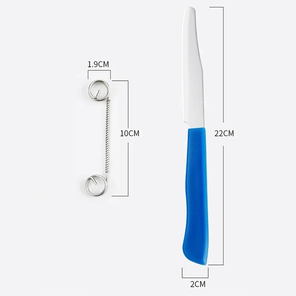 Stainless Steel Fruit Knife Peeler with Rustproof Handle