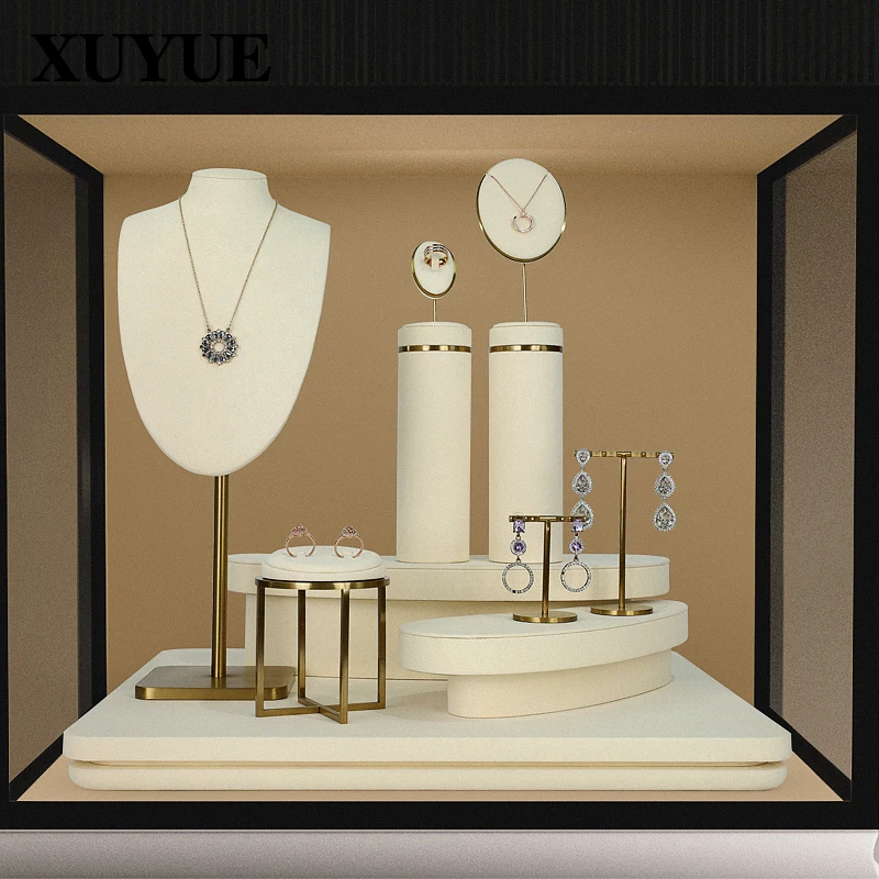 쥬얼리 디스플레이 소품, 쥬얼리 목걸이 디스플레이 랙, 귀걸이 반지 디스플레이 랙, 쥬얼리 창 디스플레이 소품