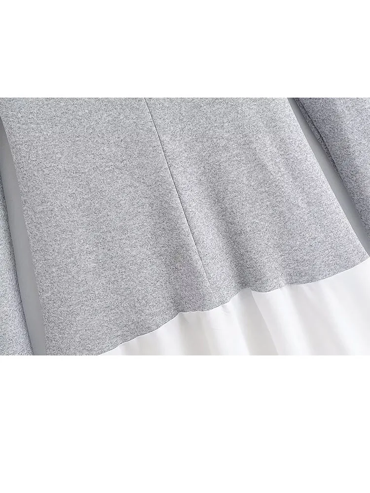 فستان نسائي جديد لربيع 2026 بتصميم عصري برقبة دائر...