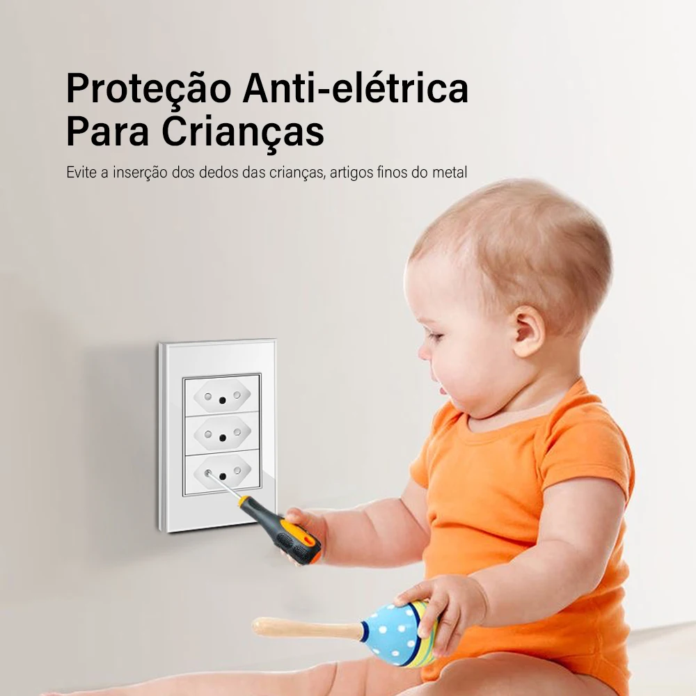 murale en verre blanc pour prise standard usb type interrupteur 04