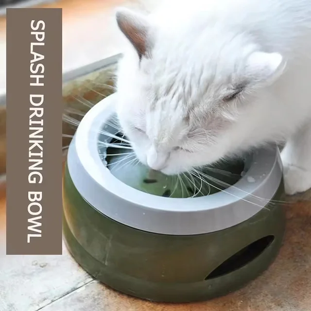 Plastic Anti Spill Dog Bowl for Travel Floating Design Pet Drinking Water Feeder No Wetting Mouth Dog Cat Supplies 4