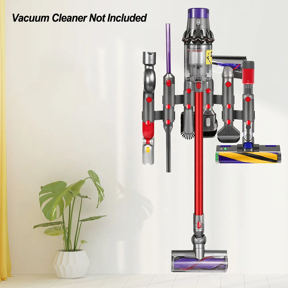 2Pcs Vacuum Cleaner Place Brush Head Nozzle Cleaning Bracket Storage Shelf Holder For Dyson V7 V8 V15 V10-V12 Vacuum Cleaner