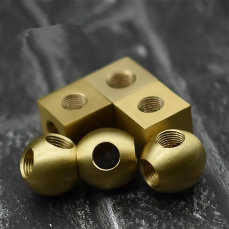 Brass desk lamp corner parts 90 degree connection adapter nut copper M10 screw Wall lamp nook pillar lighting accessories led lamp accessories thread adapter