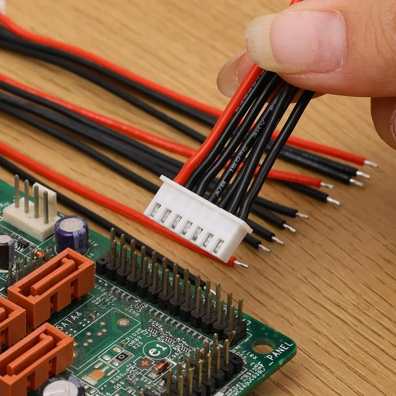 Vue d'ensemble du lot 20pcs de connecteurs batterie drone 6S 7 fils.