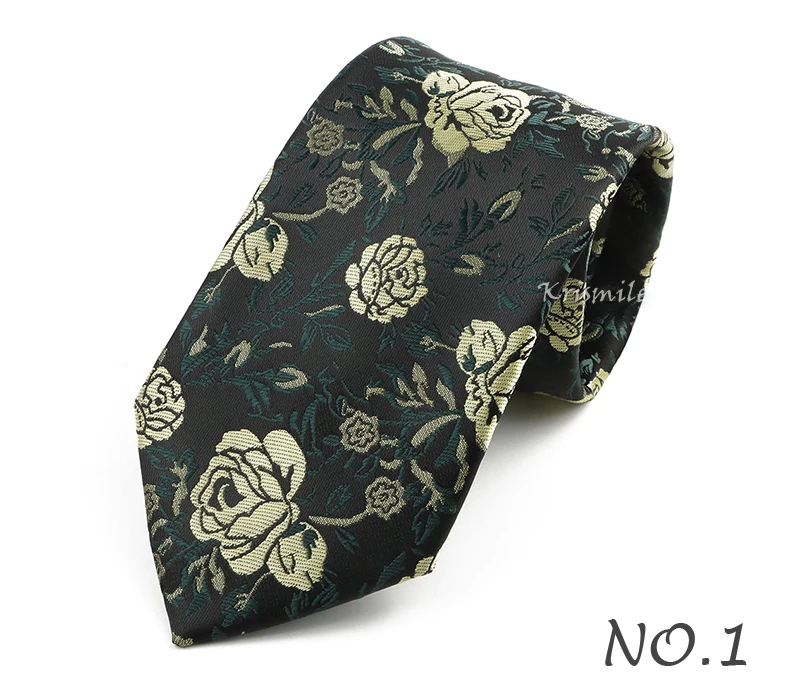 Neuheit Blumen Krawatten Für Frauen Männer Grün Blau Blume Casual Krawatte Hochzeit Party Business Büro Täglichen Verschleiß Krawatte Zubehör – Detail 3