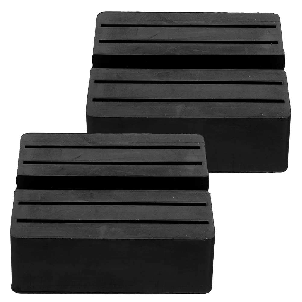 

2 Pcs Jack Block Pinch Welds Pads Adapter Protectos Rubber Slotted Jacks Stands Replace