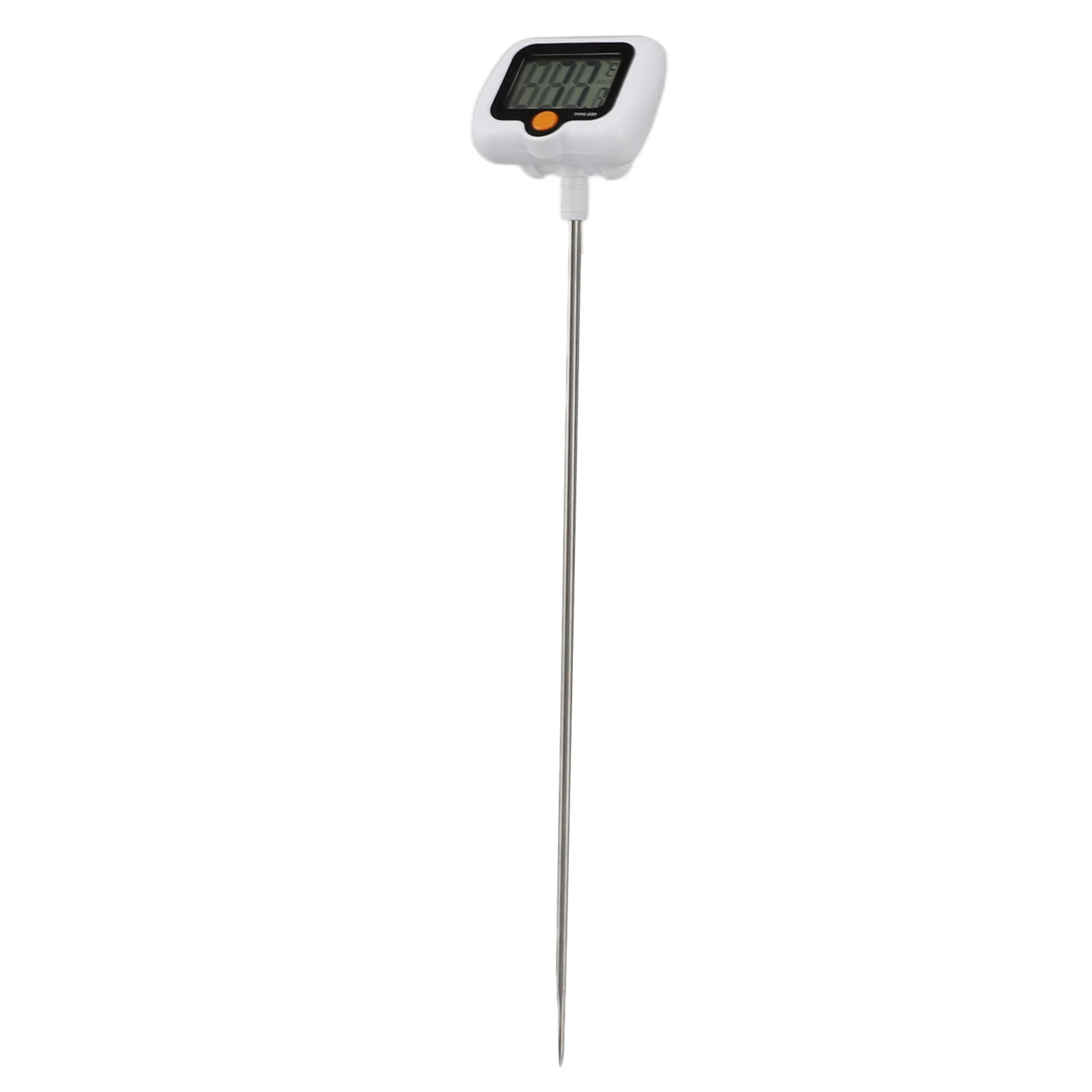 Deep Fry Thermometer High Accuracy 180 Degree Rotating Probe Auto Shutdown Digital Candy Thermometer with Pot Clip for Grilling 3