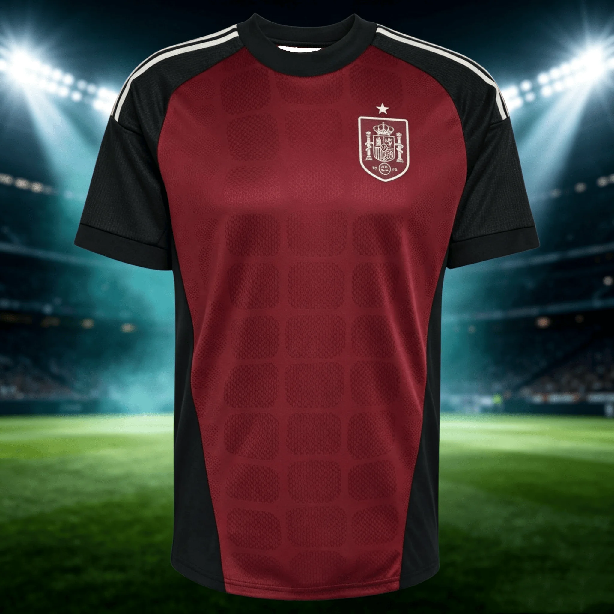 Spanien T-Shirt 2026-2027 Champions Auswärts-Torwarttrikot Sportshirt Sommerkleidung Herren Damen Atmungsaktives Mesh-Trikot Y2K-Stil